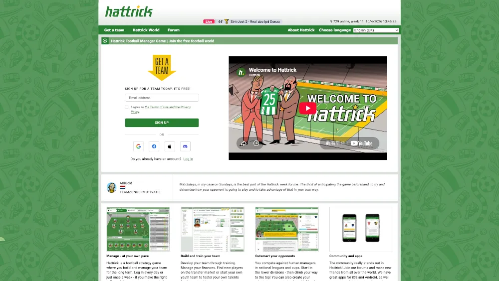 Hattrick Review: Online Football Management, Tactics, Transfers and Long-Term Club Building